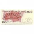 Польша 100 злотых 1986 год - Революционер Людвик Варынский - UNC