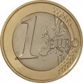 Монако 1 евро 2022 год - Князь Альберт II