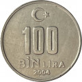 Турция 100000 лир 2004 год