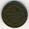 Швеция 1/3 скиллинга 1842 год