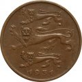 Эстония 5 сентов 1931 год