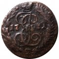 Полушка 1771 год ЕМ Екатерина II (1762 - 1796) - VF