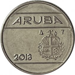 Аруба 10 центов 2013 год