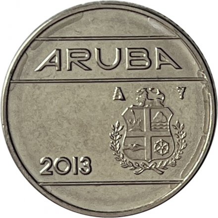 Аруба 10 центов 2013 год