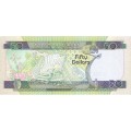 Соломоновы острова 50 долларов 2001 год - Ящерицы Гекконы UNC