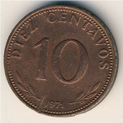 Боливия 10 сентаво 1971 год