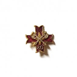 Знак (фрачник) ФСО. Кремлёвский полк 80 лет (на цанге)