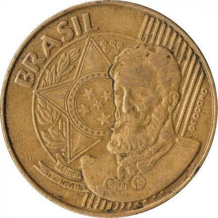 Бразилия 25 сентаво 2000 год