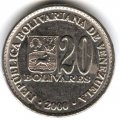 Венесуэла 20 боливаров 2000 год
