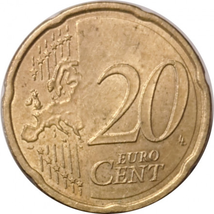 Австрия 20 евроцентов 2009 год - Дворец Бельведер