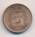Венесуэла 5 сентимо 1977 год - Герб