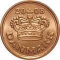 Дания 50 эре 2008 год