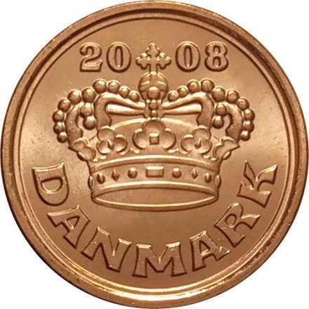 Дания 50 эре 2008 год