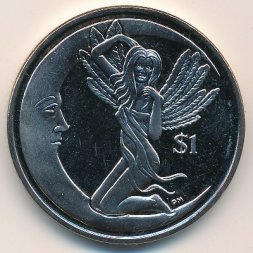 Виргинские острова 1 доллар 2012 год