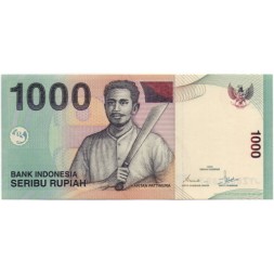 Индонезия 1000 рупий 2000 (2005) год - Капитан Паттимура (Томас Матулеси). Молуккские острова - UNC