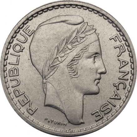 Франция 10 франков 1948 год (без отметки МД)