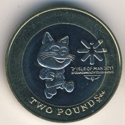 Остров Мэн 2 фунта 2011 год