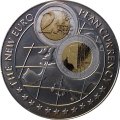 Уганда 1000 шиллингов 1999 год - Монеты ЕВРО. Нидерланды - 2 евро (сертификат)