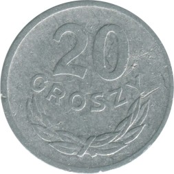 Польша 20 грошей 1972 год