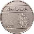 Аруба 25 центов 1997 год