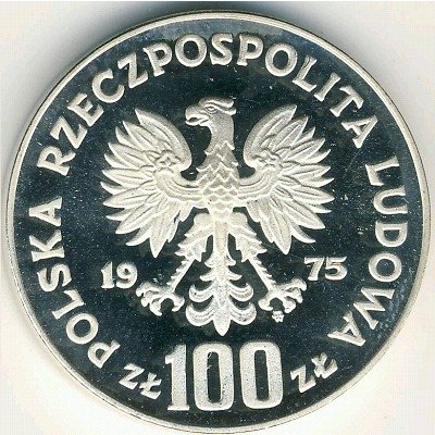 Польша 100 злотых 1975 год