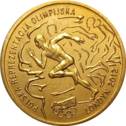 Монета Польша 2 злотых 2012 год - Олимпийские Игры, Лондон