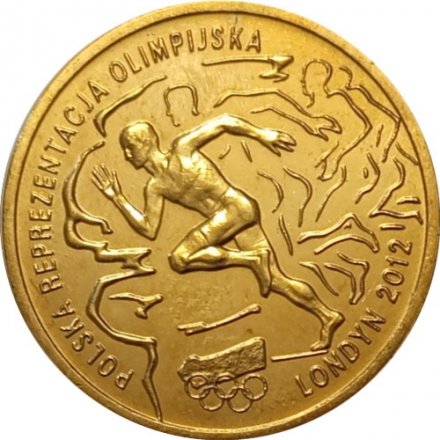 Польша 2 злотых 2012 год - XXX летние Олимпийские Игры, Лондон 2012