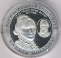 Либерия 20 долларов 2003 год - Люси Уэбб Хейз