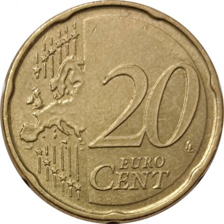 Германия 20 евроцентов 2015 год (D)