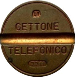 Жетон телефонный Италия Gettone Telefonico - 7711