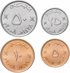 Набор из 4 монет Оман 2008 год
