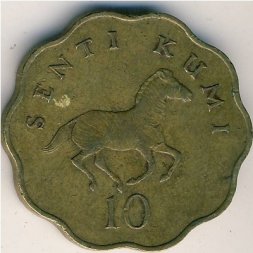 Танзания 10 сенти 1979 год