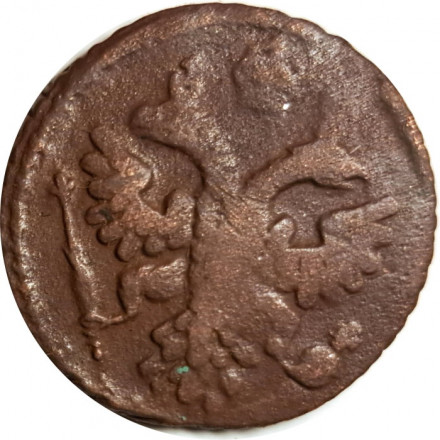 Полушка 1737 год Анна Иоанновна (1730 - 1740) - F