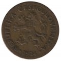 Чехословакия 10 гелеров 1924 год