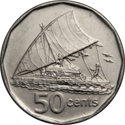 Фиджи 50 центов 2010 год
