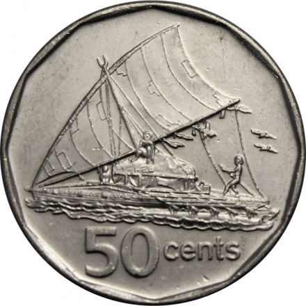 Фиджи 50 центов 2010 год