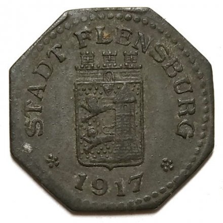 Германия (Фленсбург) 10 пфеннигов 1917 год (нотгельд)