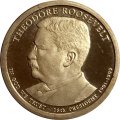 США 1 доллар 2013 год - Теодор Рузвельт (S)