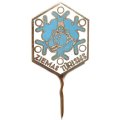 Значок-иголка Ziemas Tūrisms. Зимний туризм. Латвийская ССР