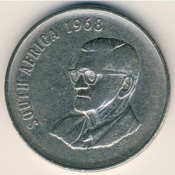 ЮАР 50 центов 1968 год - Чарльз Роббертс Сварт (South Africa)