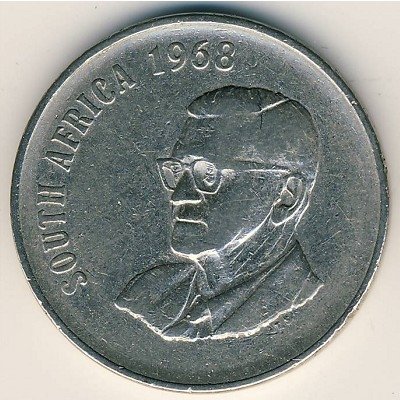 ЮАР 50 центов 1968 год - Чарльз Роббертс Сварт (South Africa)
