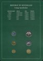Набор из 6 монет Сейшельских островов 1990-1994 годов (в буклете, с маркой)