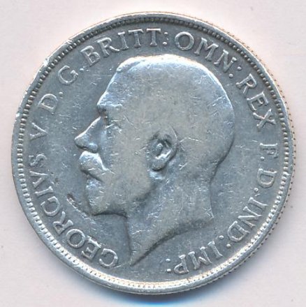 Великобритания 2 шиллинга (1 флорин) 1919 год - Георг V