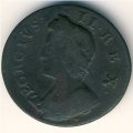 Великобритания 1 фартинг 1735 год