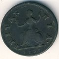 Великобритания 1 фартинг 1735 год