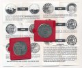 Нидерланды 2 1/2 экю 1991 год с сертификатом