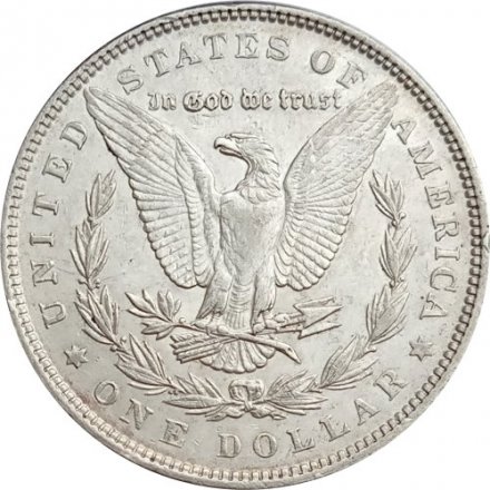 США 1 доллар 1879 год - Морган (без отметки монетного двора)