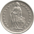 Швейцария 2 франка 1968 год (B)