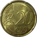 Финляндия 20 евроцентов 2007 год - Герб Финляндии