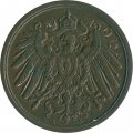 Германия 2 пфеннига 1910 год (A)